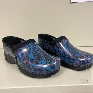 CLOGS ABEO BIO SYSTEM ELLIE NEUTRAL, Blue Anti-Slip Rubber-Sole SZ 8.5 WORKWEAR